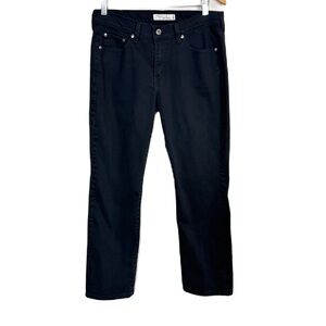 Levi’s 505 Black Straight Leg Mid Rise‎ Denim Jeans Women’s Sz 10